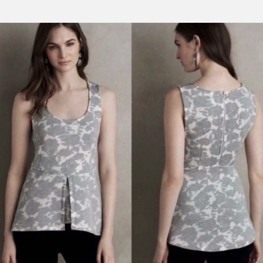 Anthropologie Akemi + Kin neoprene peplum top. Size medium.
